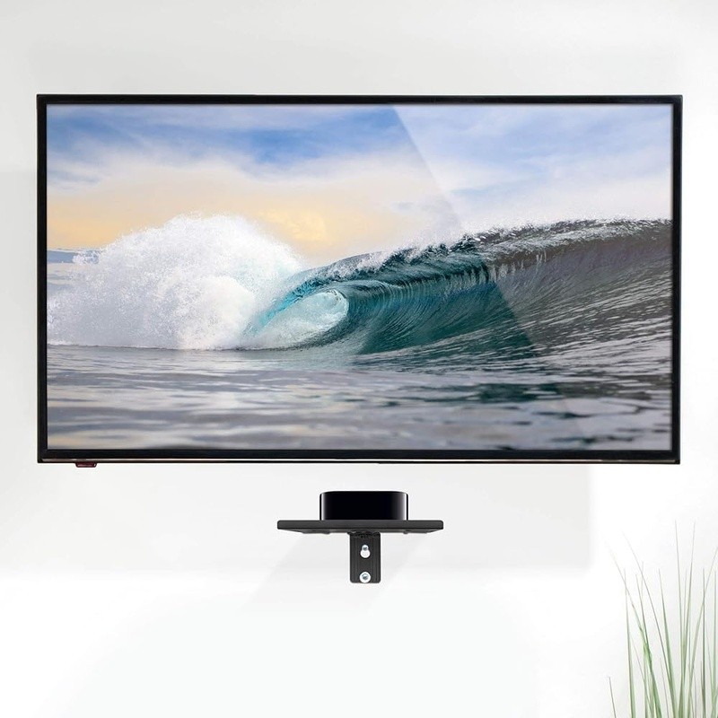 Compact Wall Mount Floating Shelf TV Electronics Gaming Router Storage New