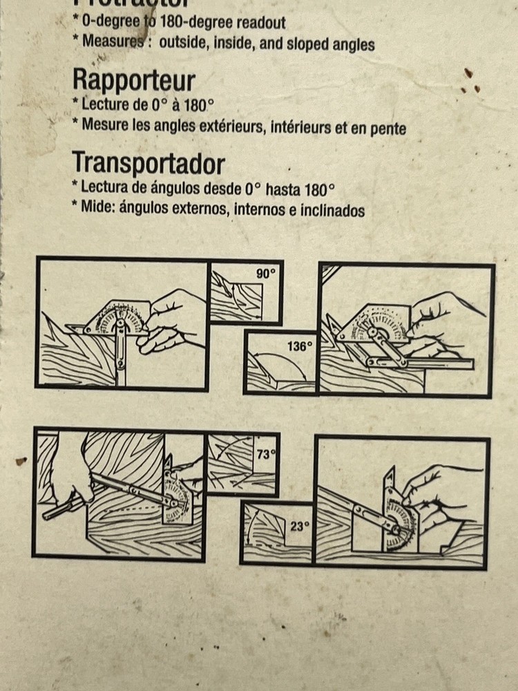 Hempe Protractor Angle Finder