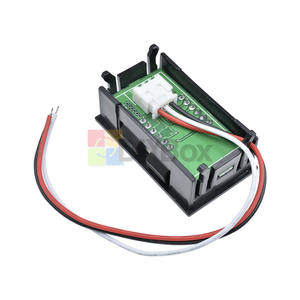 Mini Digital Voltmeter Blue LED Display DC 0V to 99.9V 3 Wires Volt Panel Meter