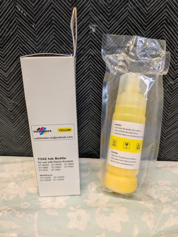 T542 Printer Ink Refill Bottle Yellow For Epson-ET B70