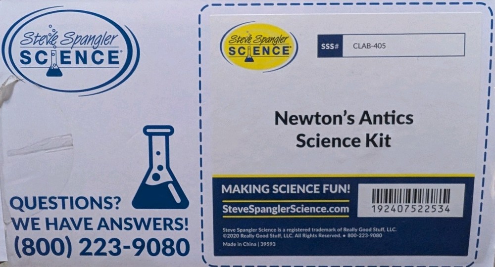 Science Kit Newton’s Antics Steve Spangler Science Experiments Kit Gravity