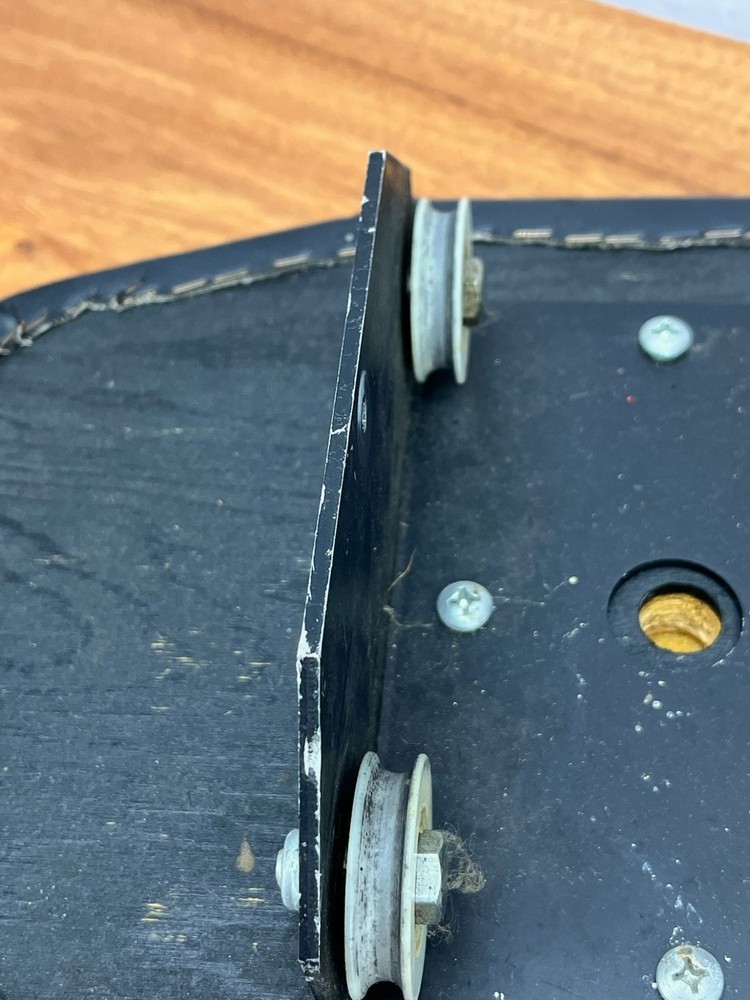 Precor 612 Rowing Machine Replacement Padded Seat (Missing 1 Roller)