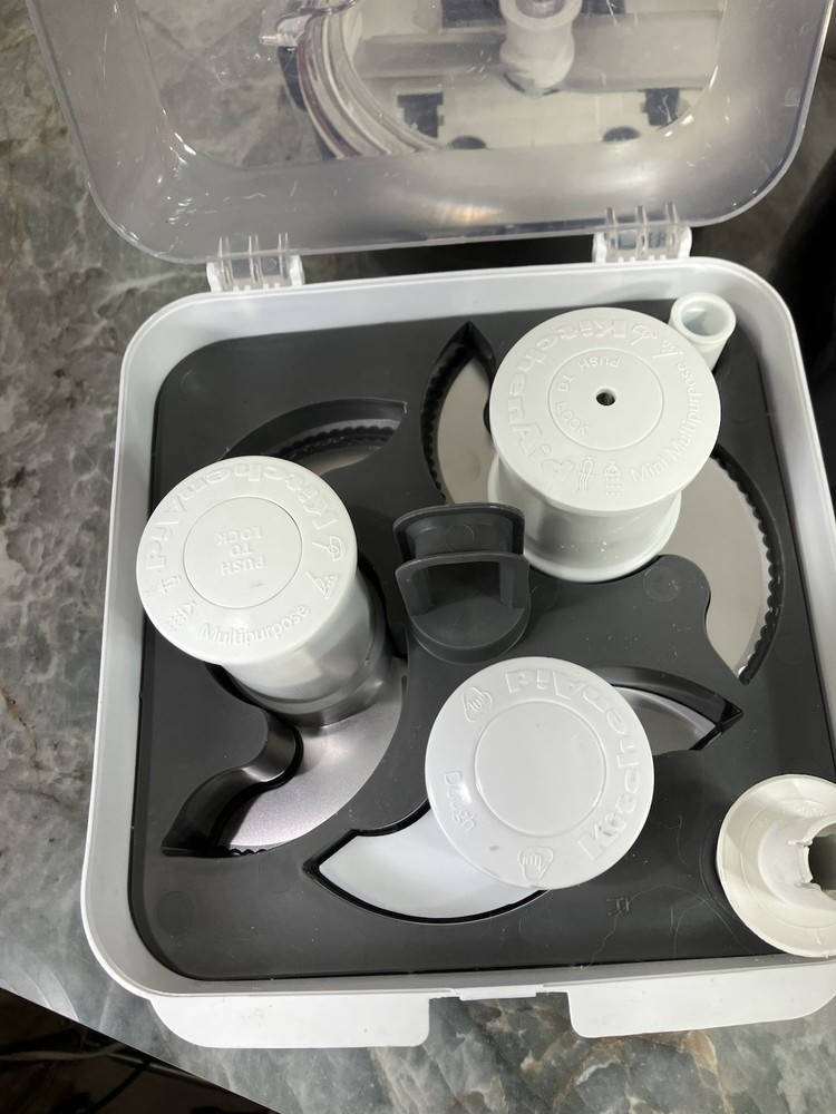 Kitchen Aid 13 Cup Exact Slice Black Food Processor & Dicing Kit KFP1355OB