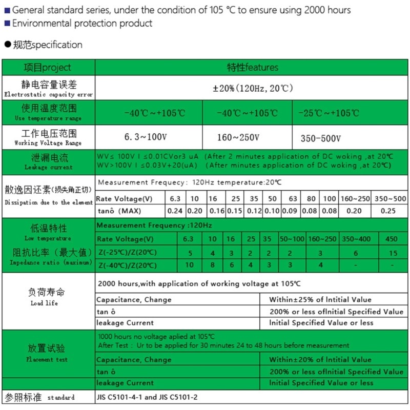 Aluminum Electrolytic Capacitor 50V 6800UF
