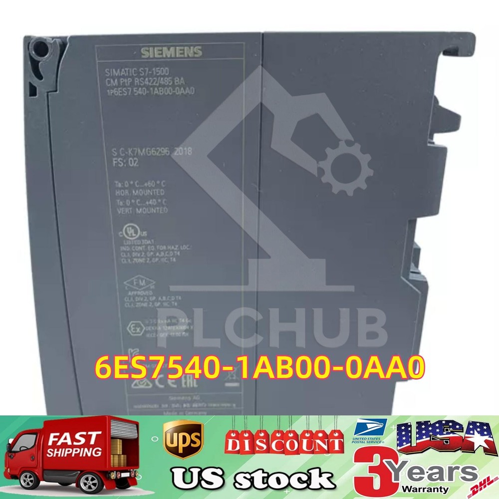 New Siemens 6ES7 540-1AB00-0AA0 SIMATIC S7-1500 6ES7540-1AB00-0AA0