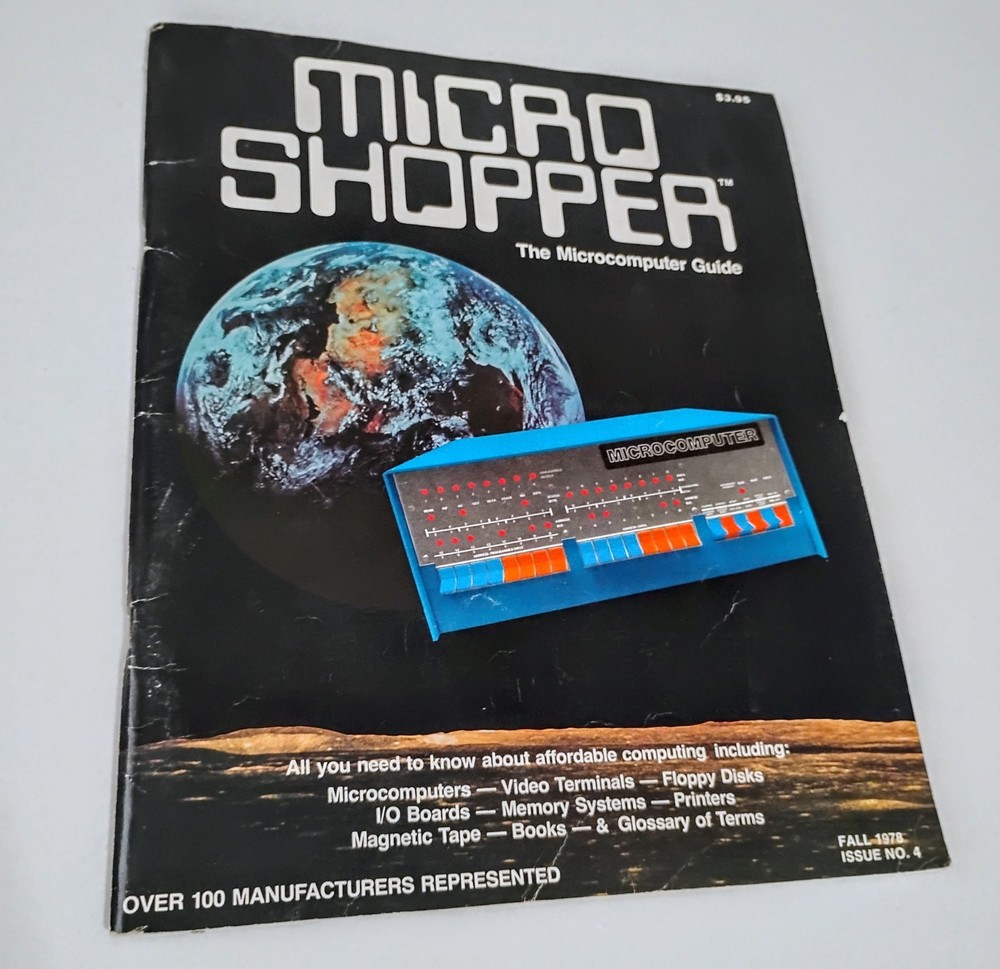 Micro Shopper magazine Fall 1978 Vintage Computing / Computer Book/ Liturature