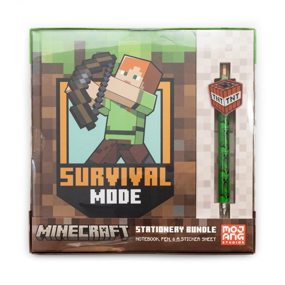 Minecraft Survival Mode Stationary Bundle Multi-Color