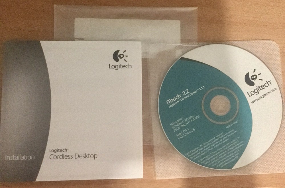 Logitech iTouch 2.2 Control Center2004 Windows Mac Disk — Tested