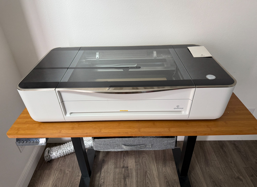Glowforge PLUS Laser Cutter - USED - Works Good/Some Flaws