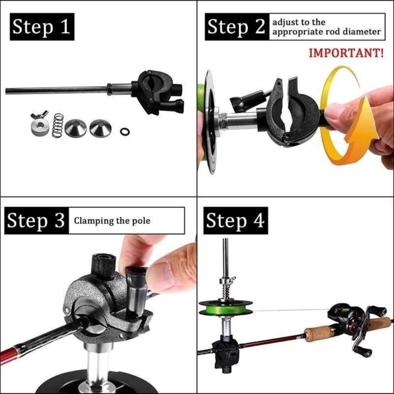 Reel Spooling Station System Spooling Tool Line Spooler Machine