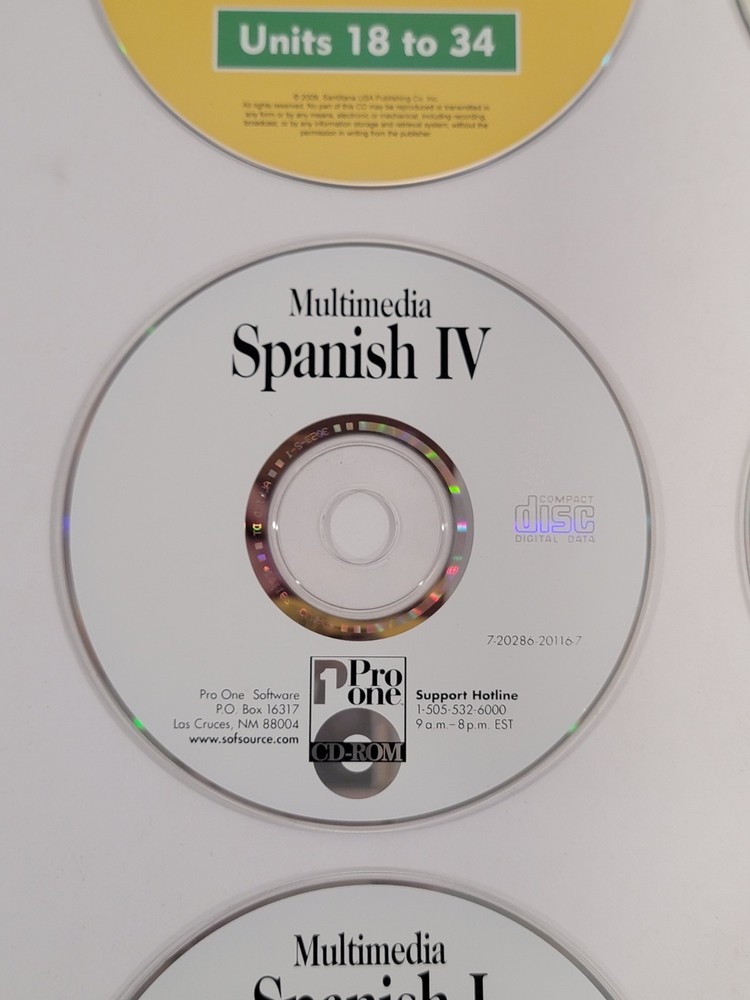 Spanish Language (PC and MAC) PC CD-ROM - 10 Discs, Learning Company, Multimedia