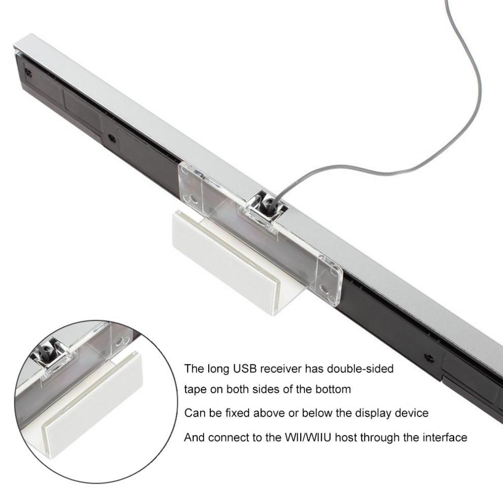 Wired Infrared Ray Sensor Bar for Nintendo Wii Wii U