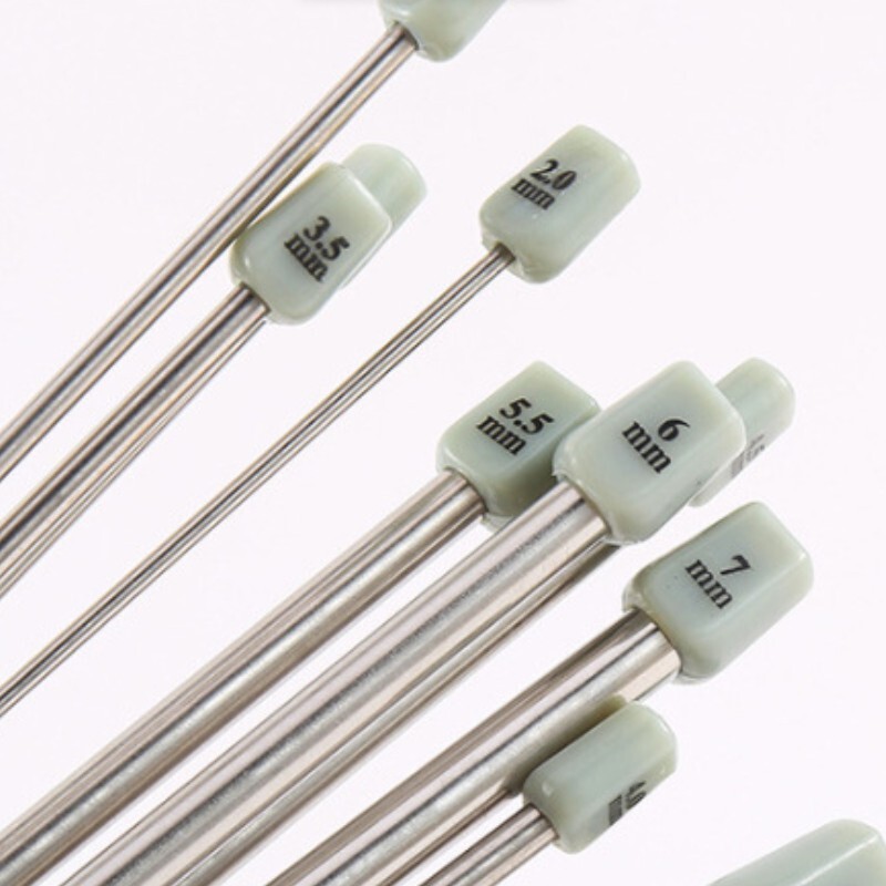 2 Pairs 2.5mm Single Pointed Knitting Sweater Needle Set