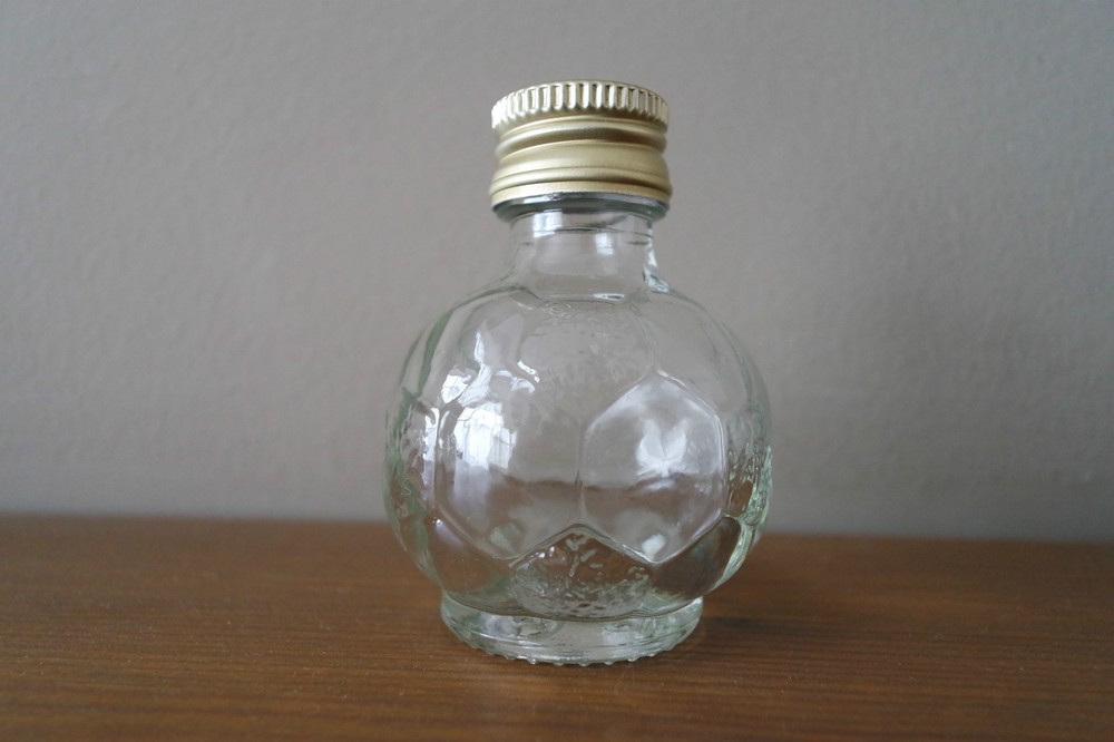 Football Shape Glass Bottle