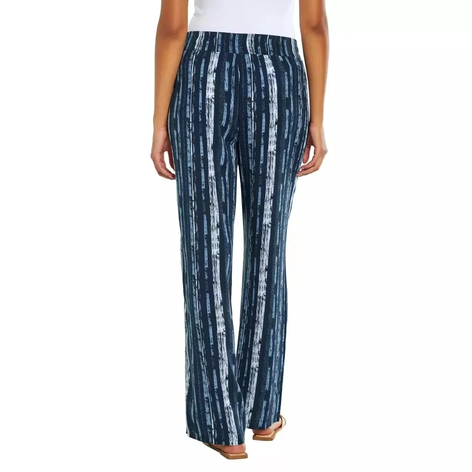 Three Dots Women's Elastic Pull On Pant with Pockets