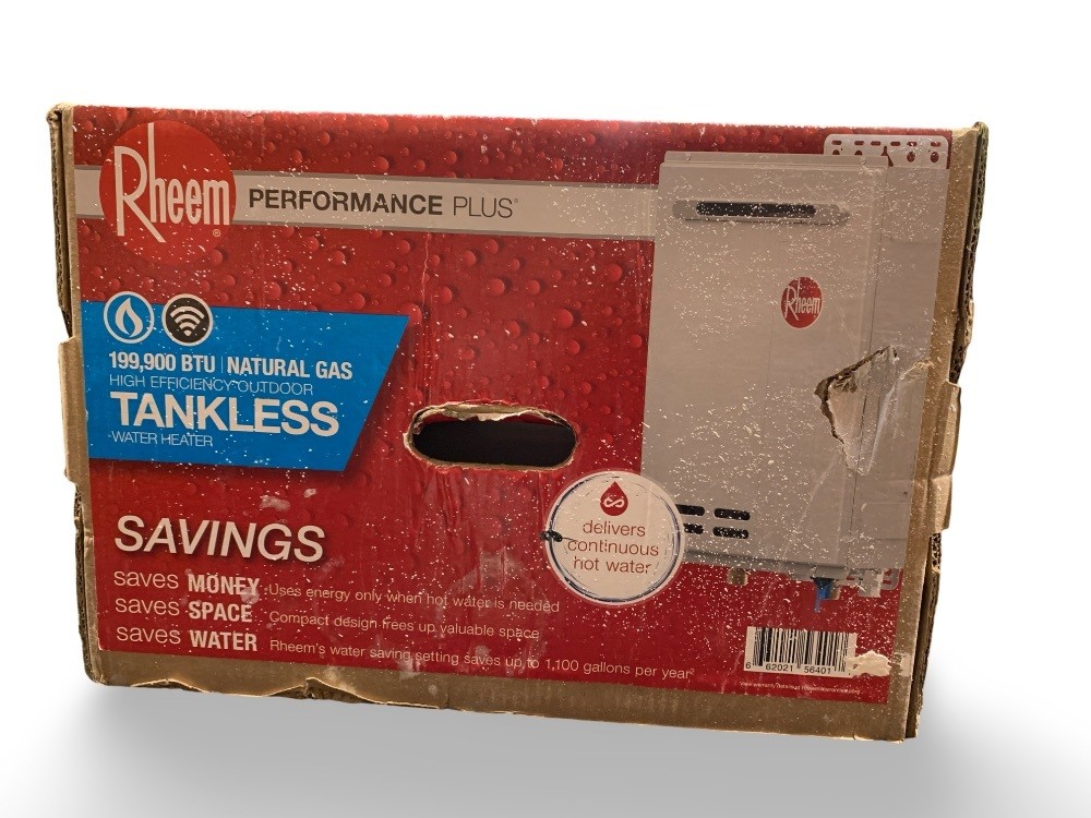 Rheem AX6169 ECO200ELN-3 9.5 GPM Outdoor Tankless Water Heater (9308408)