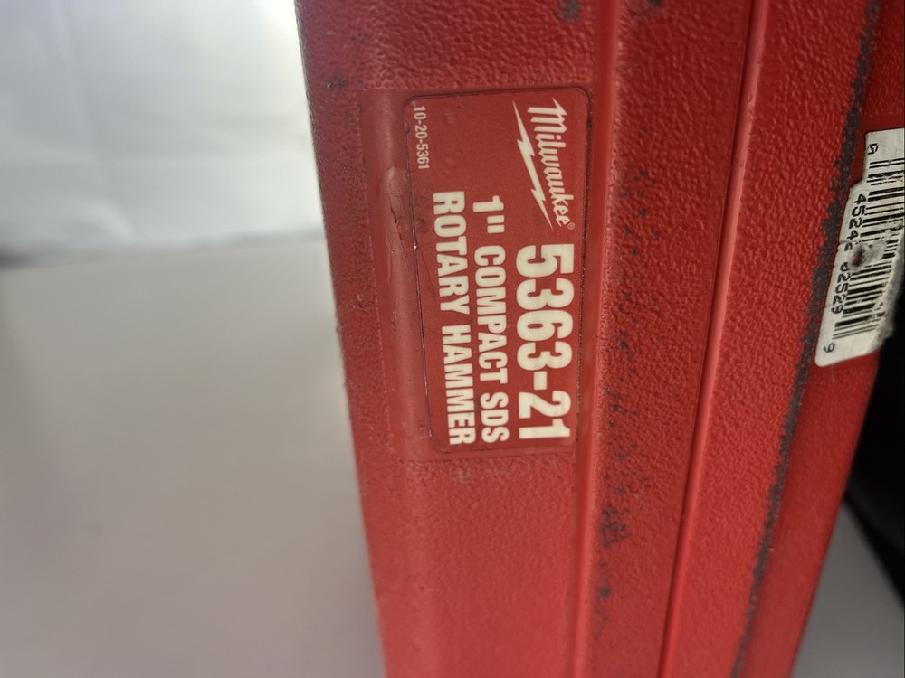 Milwaukee 5363-21 1" Compact SDS + Plus Rotary Hammer Kit USED