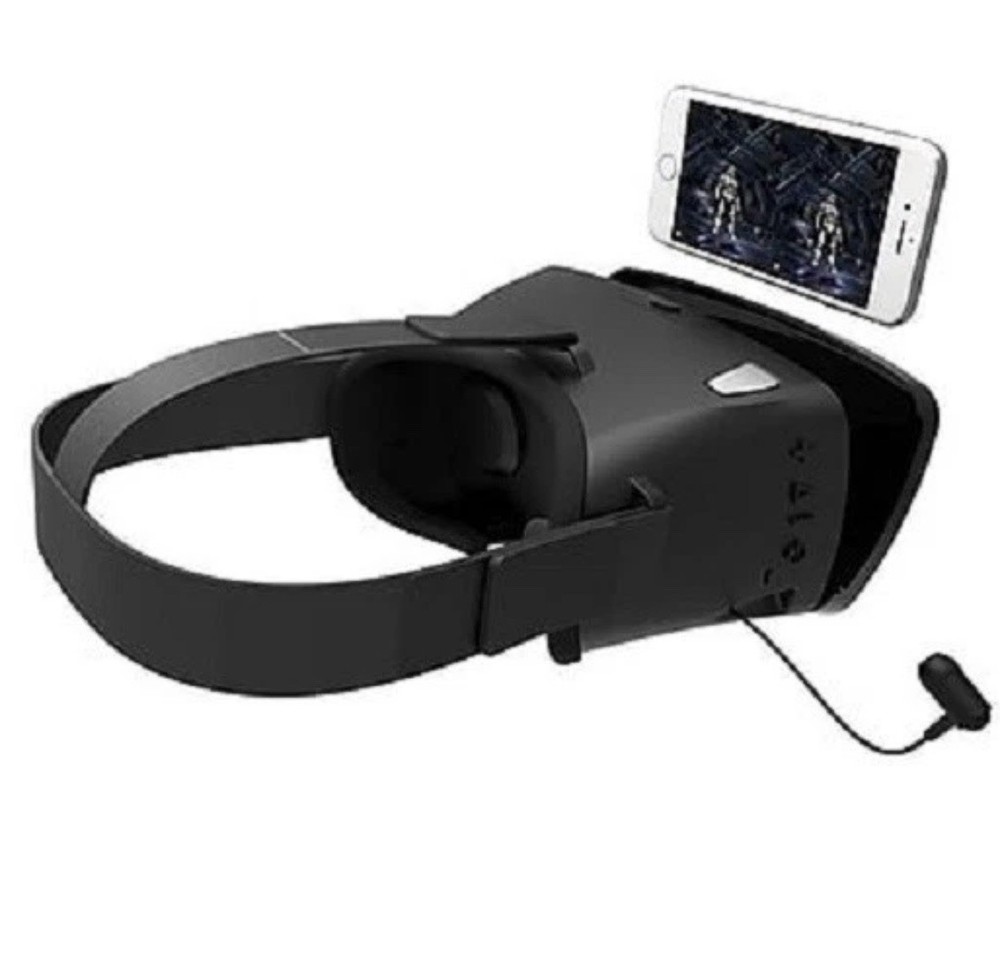 Dream Vision Virtual Reality Smartphone VR Headset Black Wireless Controller IPD