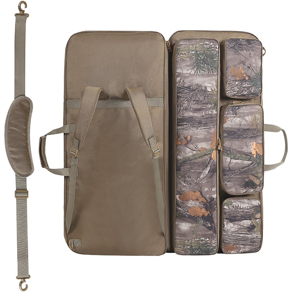 Compound Bow Case Soft Padded Archery Bag Large Accessory Storage