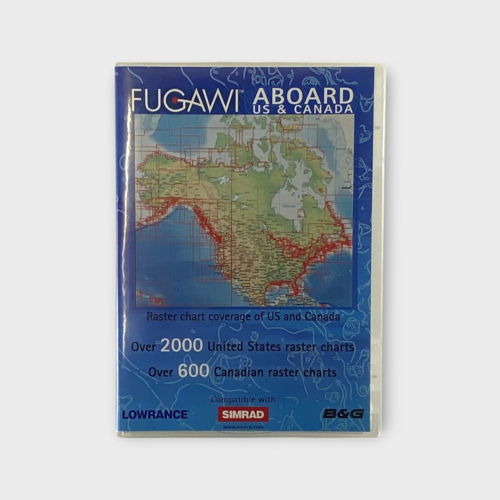 FUGAWI Aboard US & CANADA MSD/SD Chart Card -*Bench Tested*
