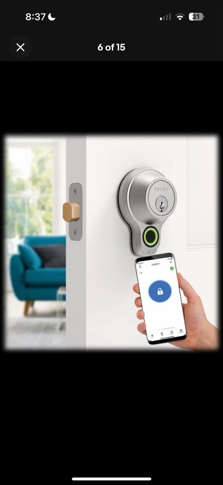 BRAND NEW LOCKLY FLEX TOUCH DEADBOLD!