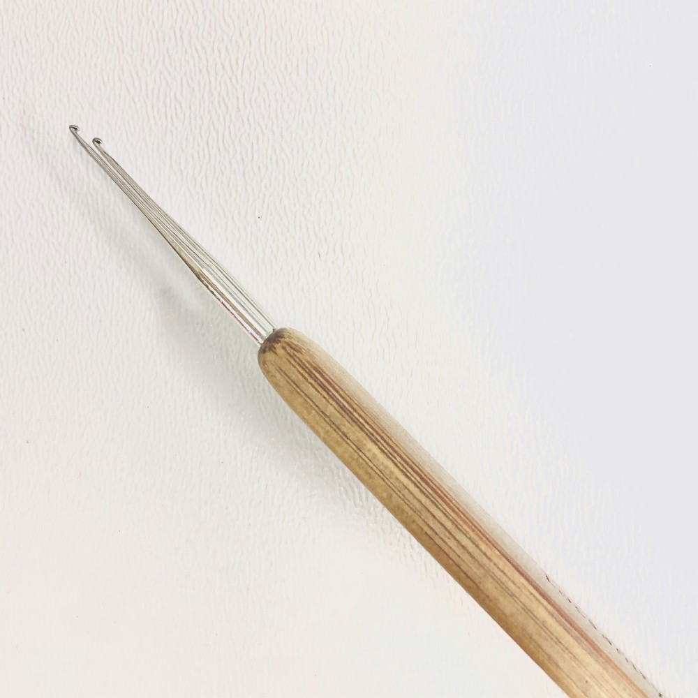 Locsanity Dreadlocks Tool Double Headed Needle Bamboo Handle