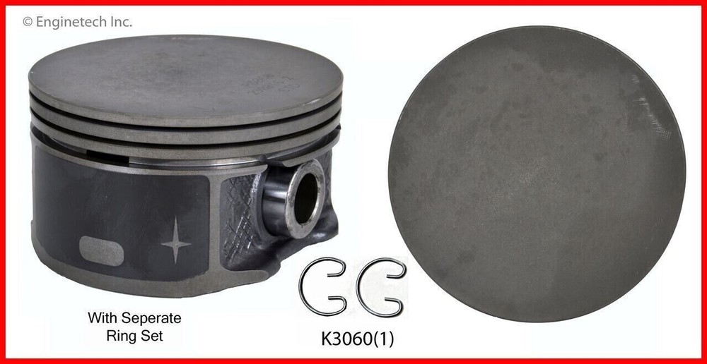 Single Piston & Ring Kit for AMC & Dodge 3.7L 4.7L - K3060 - STD Bore Size