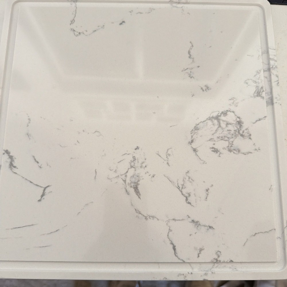 Marble Cake Stand with Square acrylic Dome Holder New
