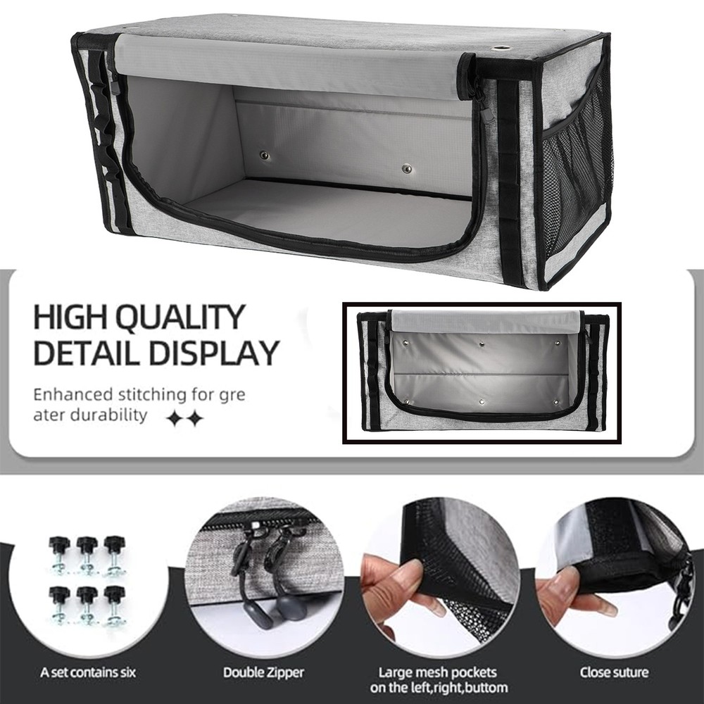 RV Overhead Soft-Sided Storage Cabinet 24" For Benz Sprinter & Ford Transit vans