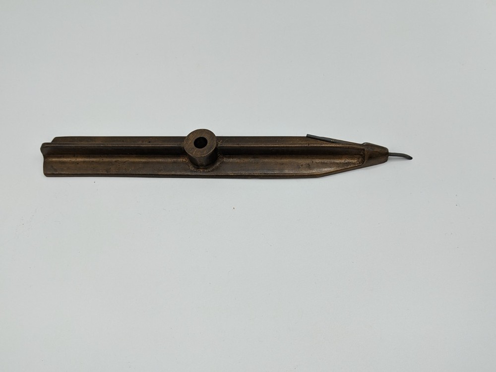 Vintage Bronze Surface Gauge – Patternmaker/Machinist Height Scriber Tool