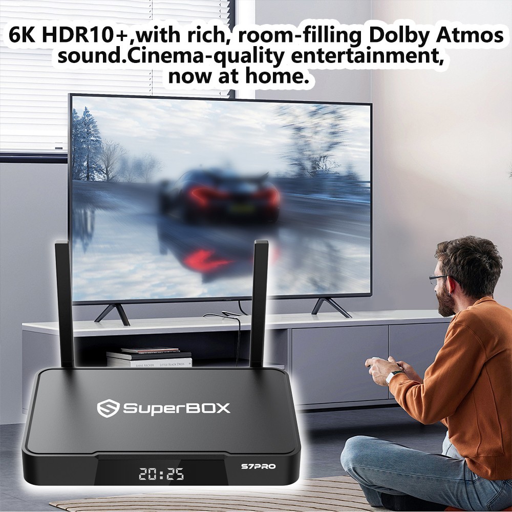 2026 New SuperBox S7 PRO Authorized Distributor Android 12 Ship Same Day