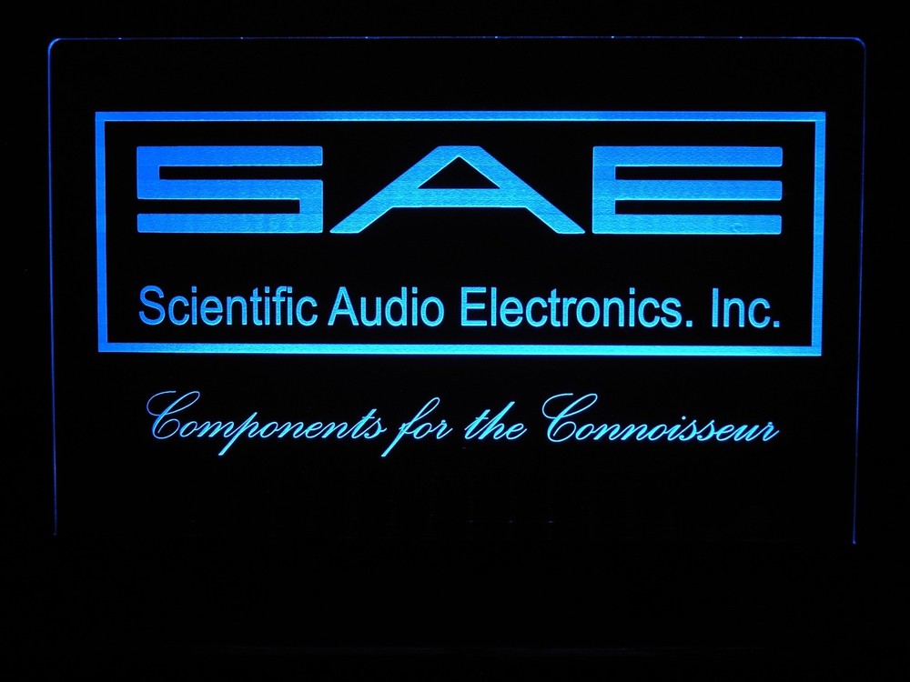 SAE ETCHED ACRYLIC LED SIGN