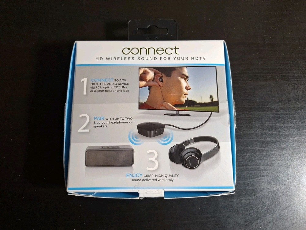 MEE audio Connect Universal Dual-Headphone Bluetooth Wireless Audio Transmitter