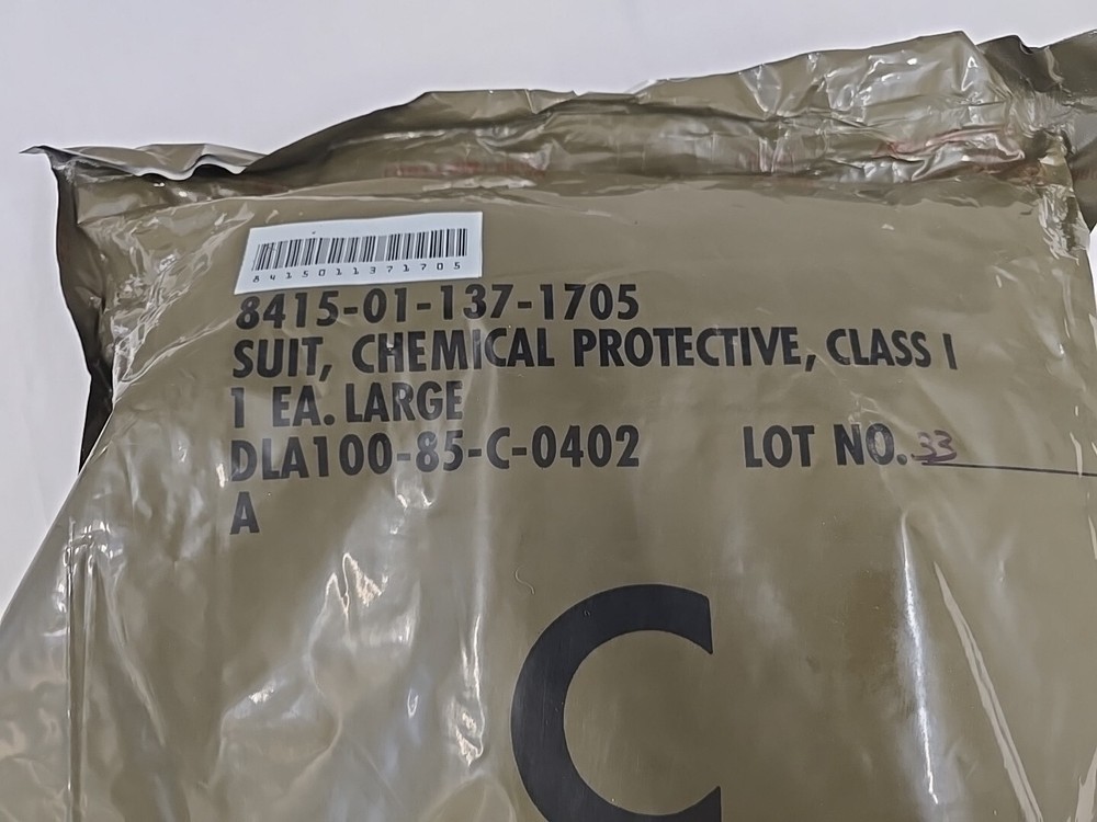 Suit Chemical Protective Class 1 Large #4