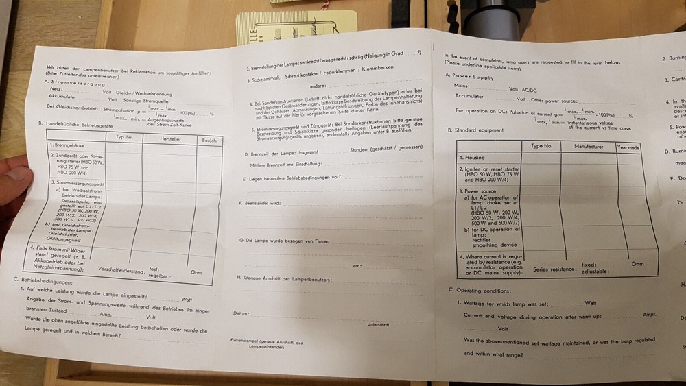 REICHERT AUSTRIA SIGHT MICROSCOPE WITH BOX UNUSED