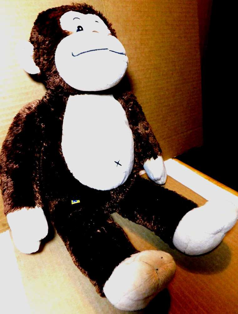 Build-A-Bear~Brown Chimpanzee Monkey Stuffed Animal 18"