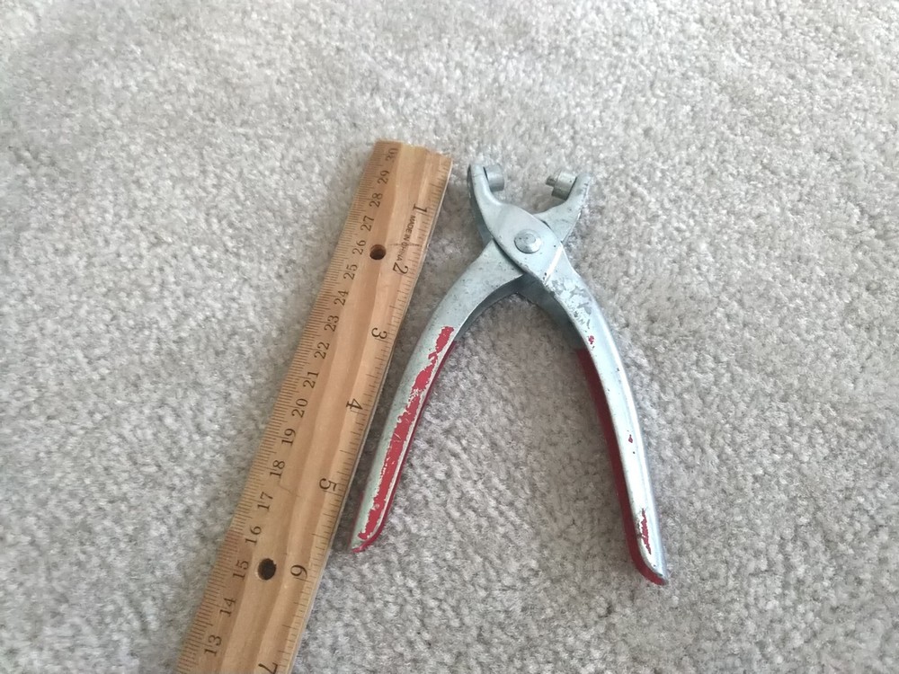 Vintage Eyelet Plier + Snap Plier Grommet Setter Tool