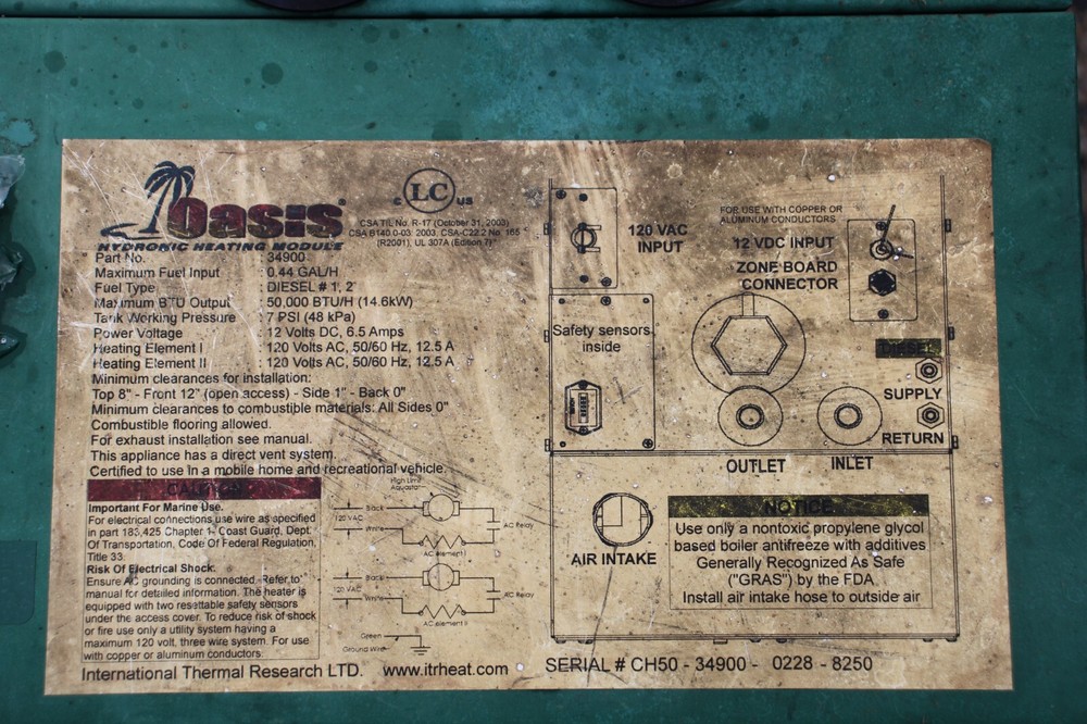 Oasis Hydronic Heating Module