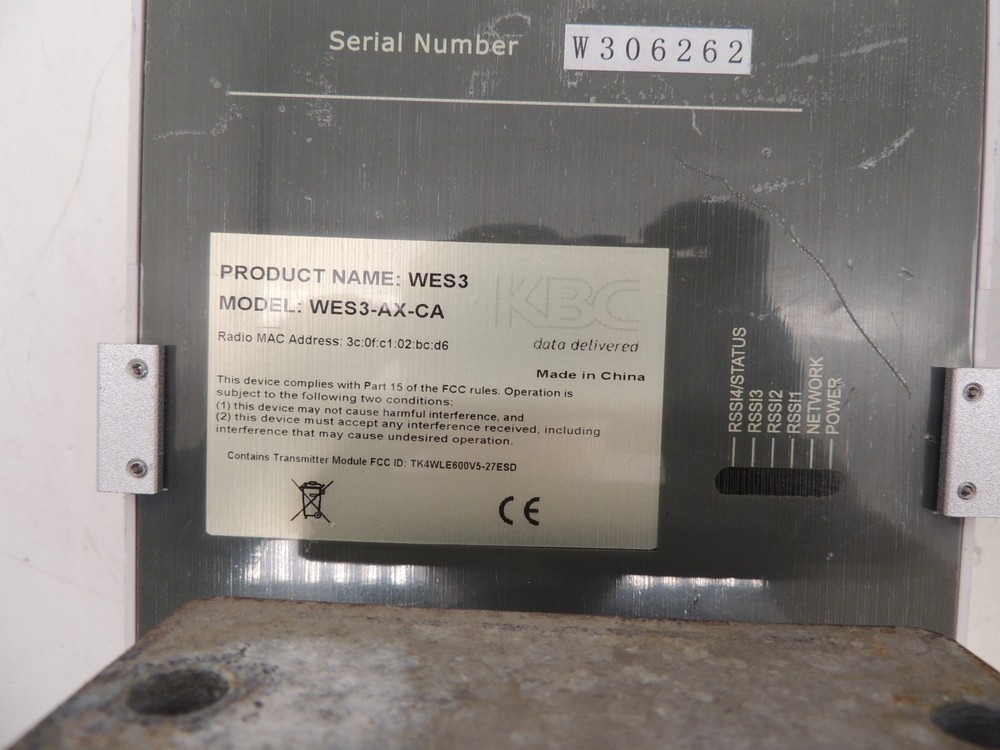 KBC Wireless Ethernet Bridge WES3-AX-CA Host and Client