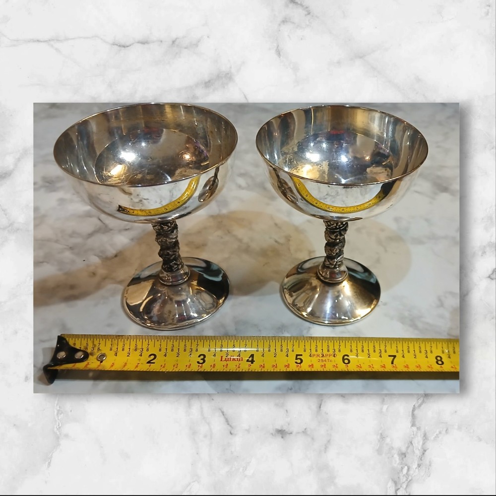 Valero Silver Plated Wine Goblet