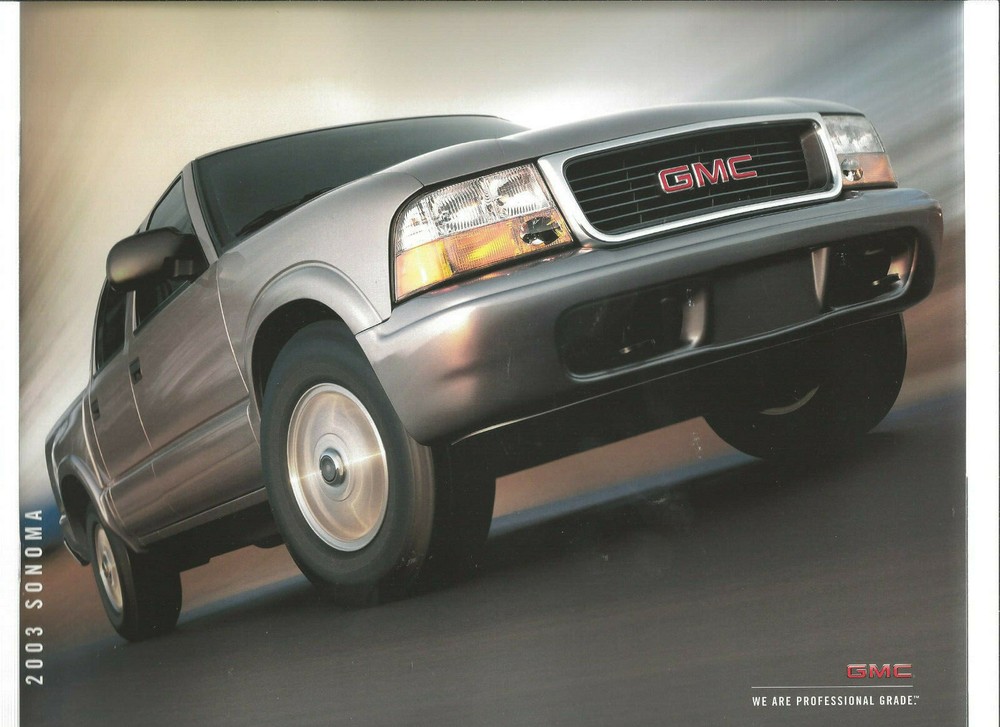 2003 GMC Sonoma brochure