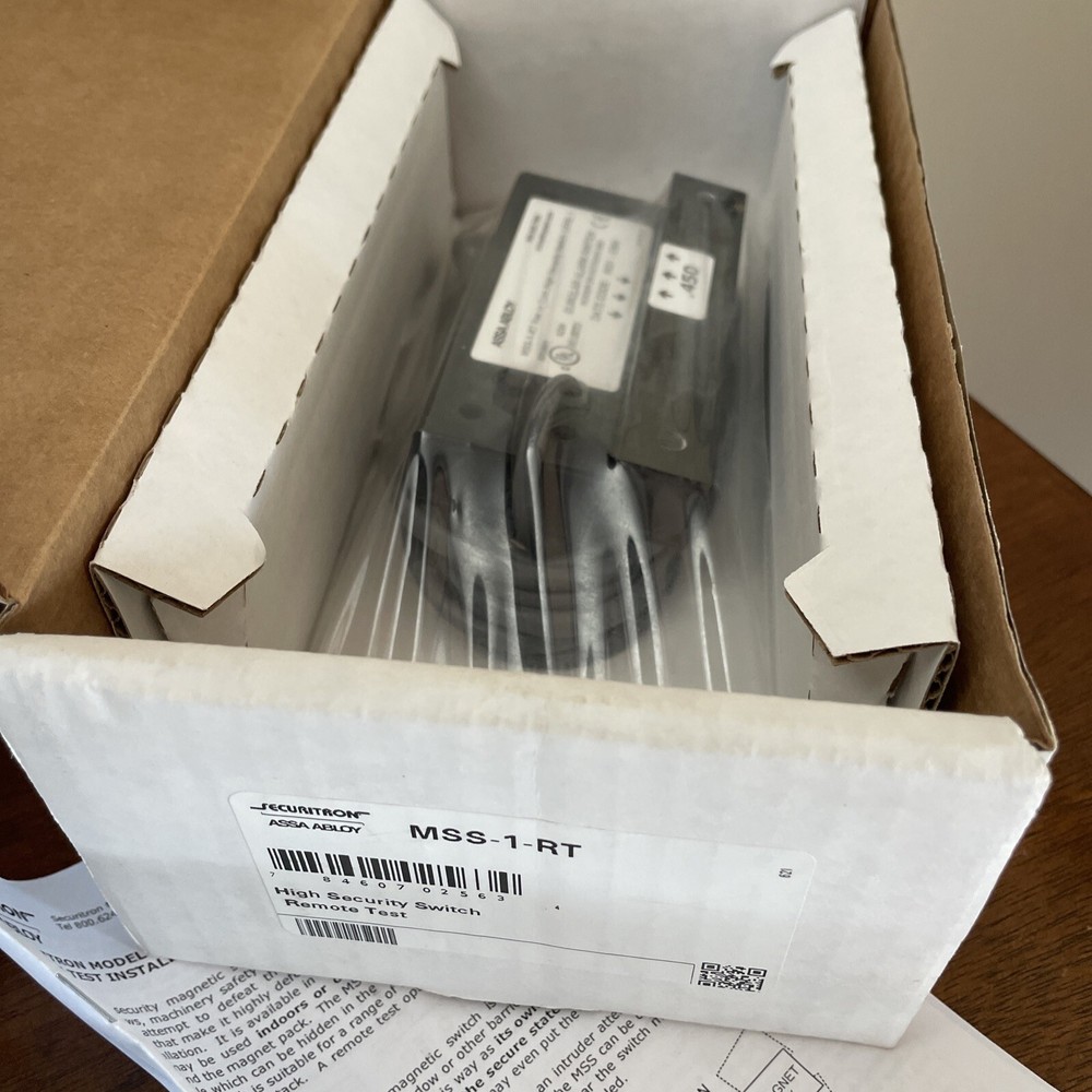 Securitron ASSA ABLOY MSS-1-Rt High Security Switch Remote Test  New Open Box