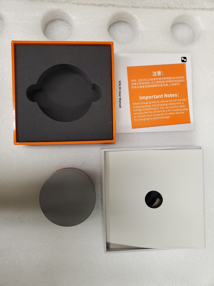 Fosi Audio VOL20 Bluetooth Volume Control Knob USB for Desktop w/Adjustment