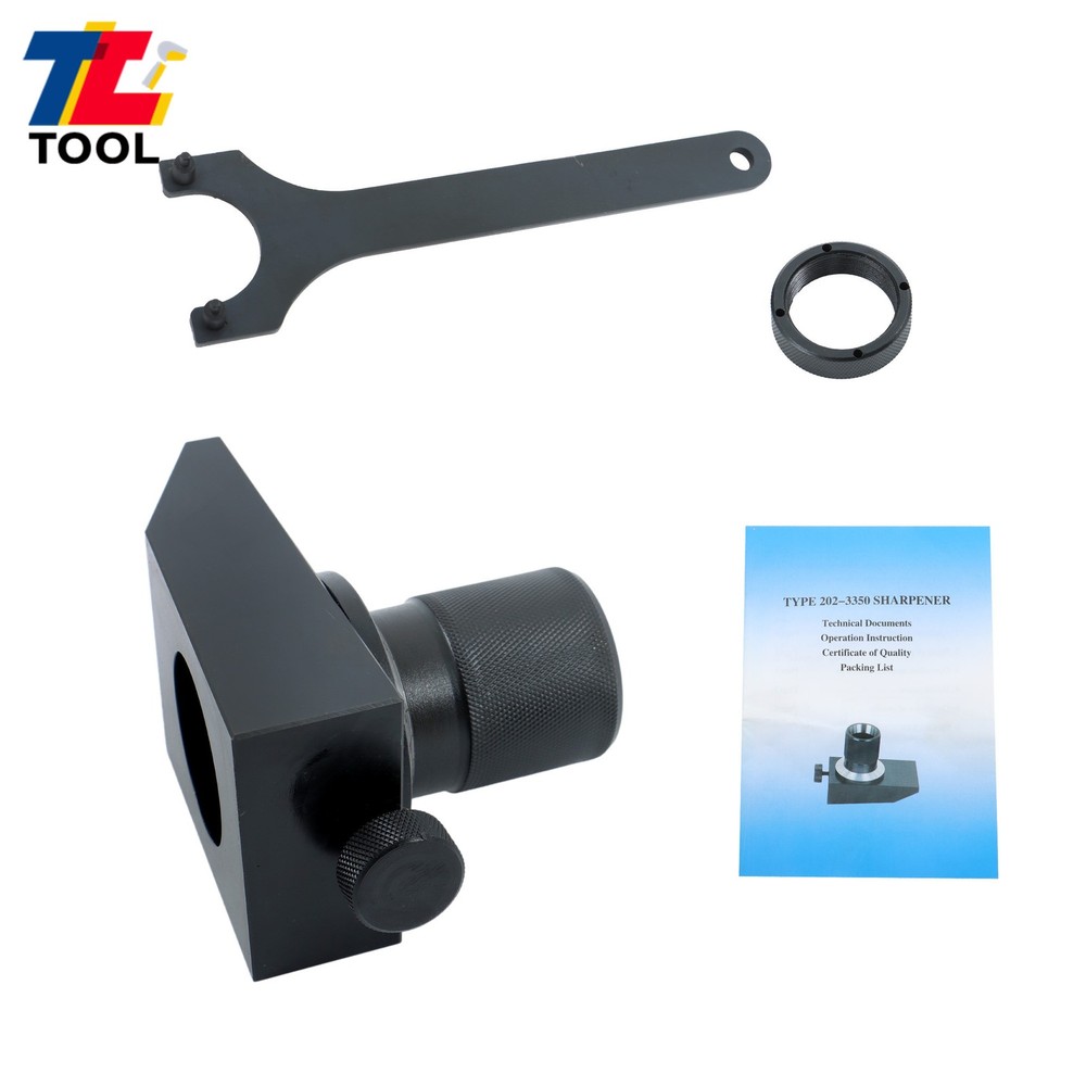 Efficient End Mill Sharpener With 5C Collet & Angle Grind Fixture