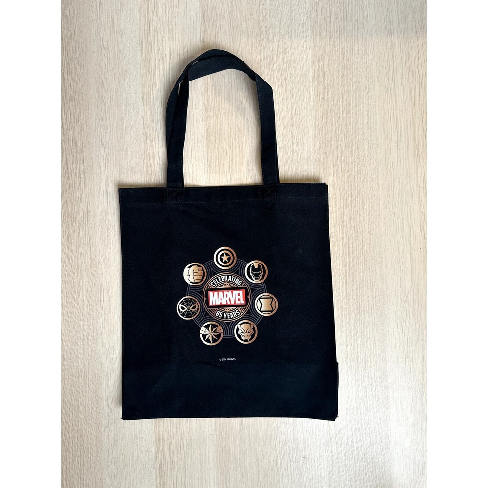 Marvel 85th Anniversary Black Tote Bag - NEW