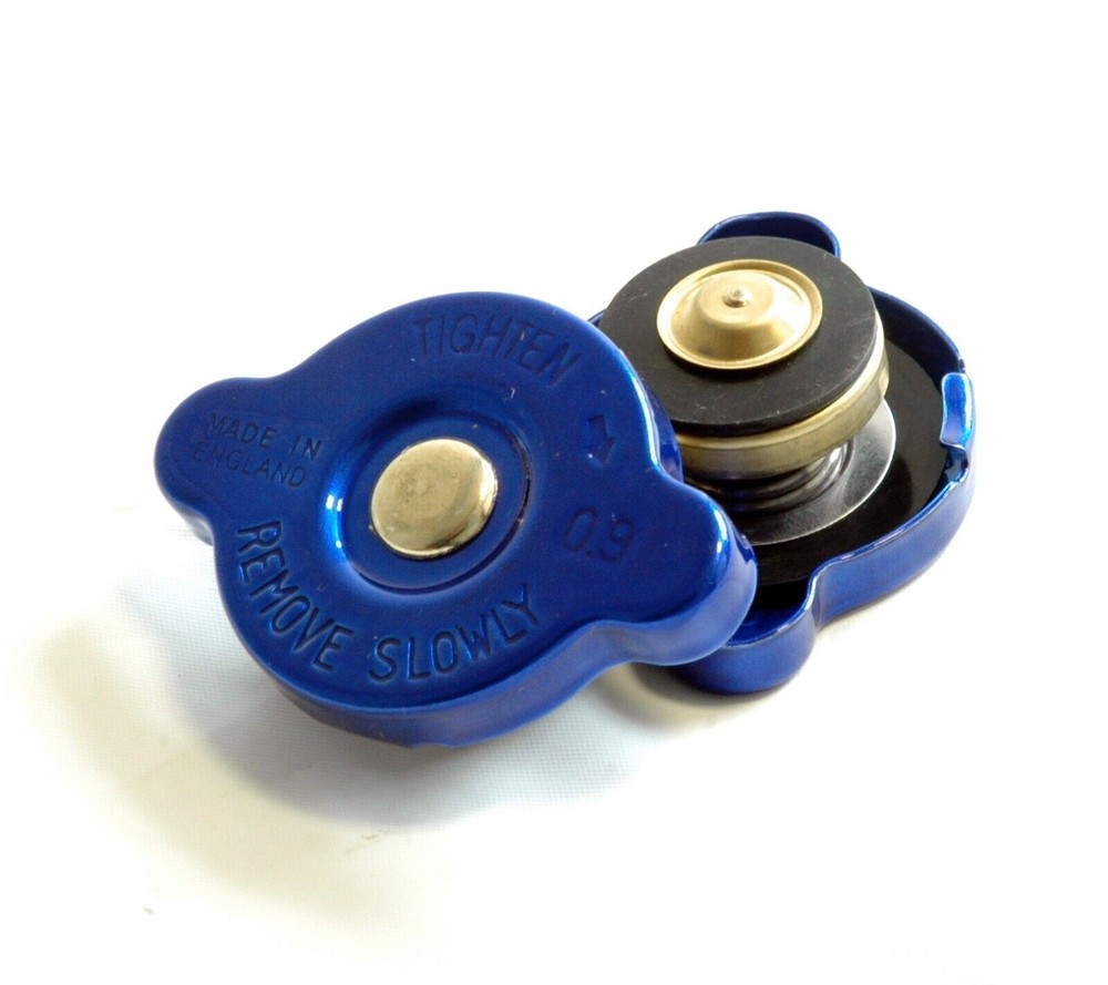 NEW - BLUE - Radiator filler cap  -  small type