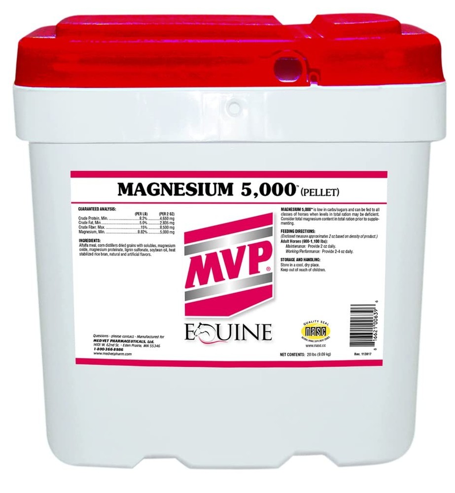 Magnesium 5000 for Horses - Calm, Boost Metabolism, Support Muscle Function