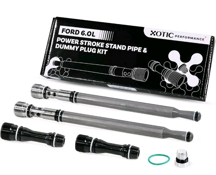 Upgraded Stand Pipe & Dummy Plug Replacement Kit for 2004.5–2010 Ford 6.0L