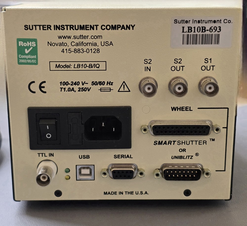 Sutter Instrument Lambda 10-B SmartShutter Controller for Microscopy Research |