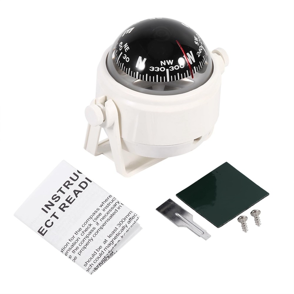 Waterproof Marine Compass for Car & Boat - Dash Mount Dashboard Navigation Tool